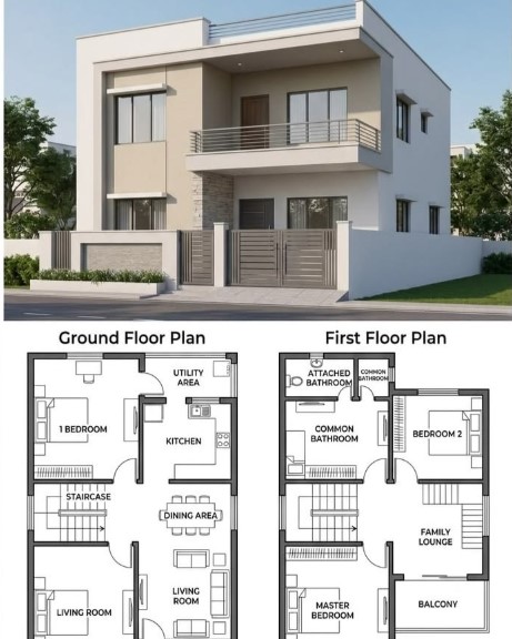المخططات المعمارية الحديثة