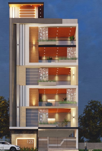 تصميم واجهات عمارات