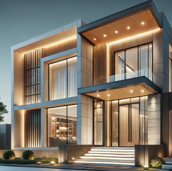 تصميم واجهات منازل