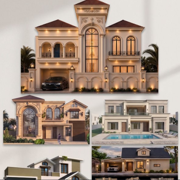 تصميم واجهات منازل