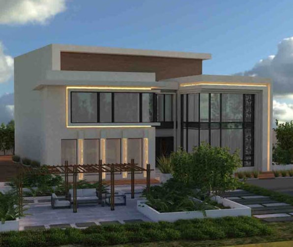 مخططات فلل حديثة دورين