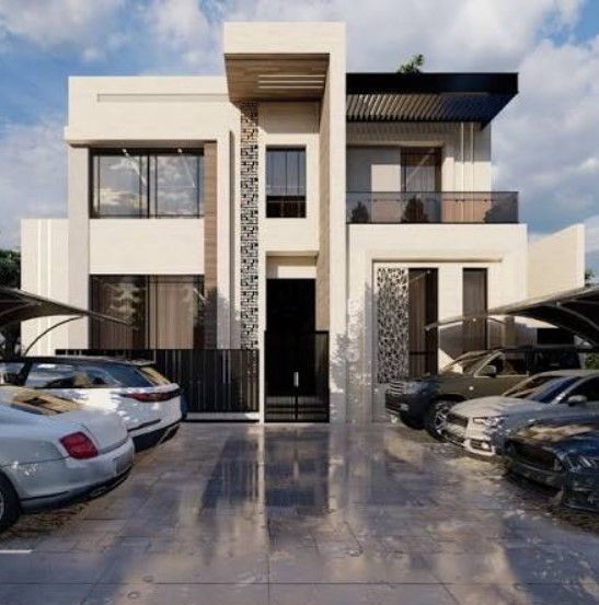 مخططات فلل حديثة دورين
